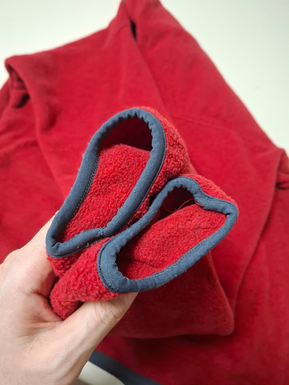 XL 파타고니아 90s 마수피얼 레드 하프집업 플리스 신칠라 상품이미지5