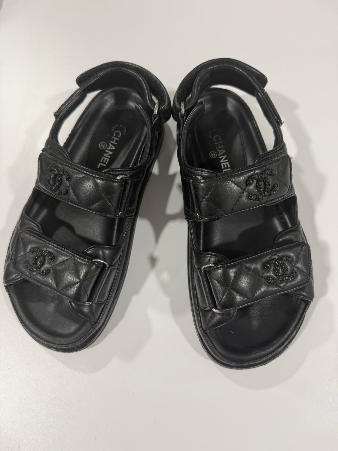 샤넬 벨크로샌들 35사이즈 상품이미지1