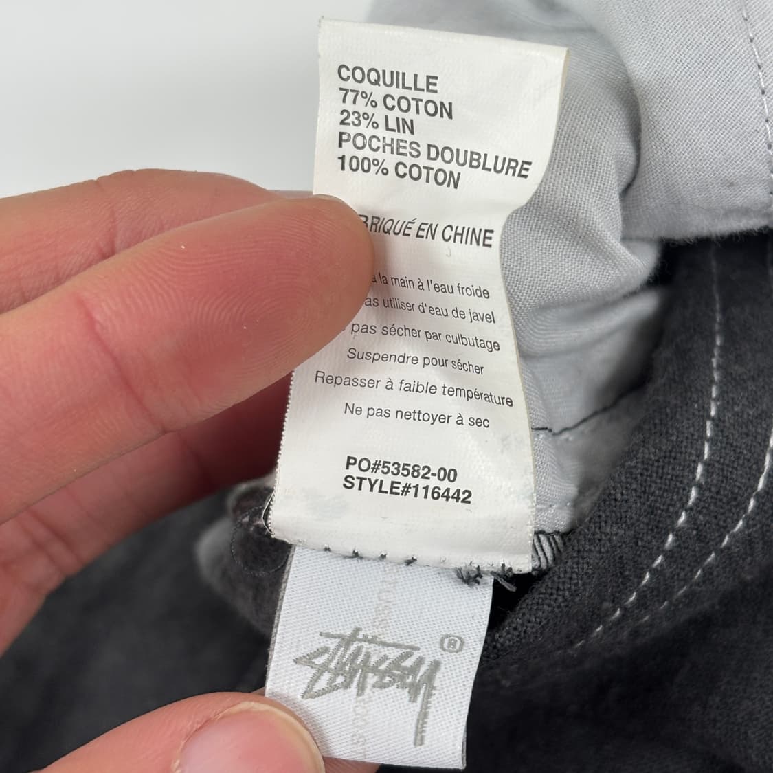 스투시 스티치 워크 팬츠 상품이미지7