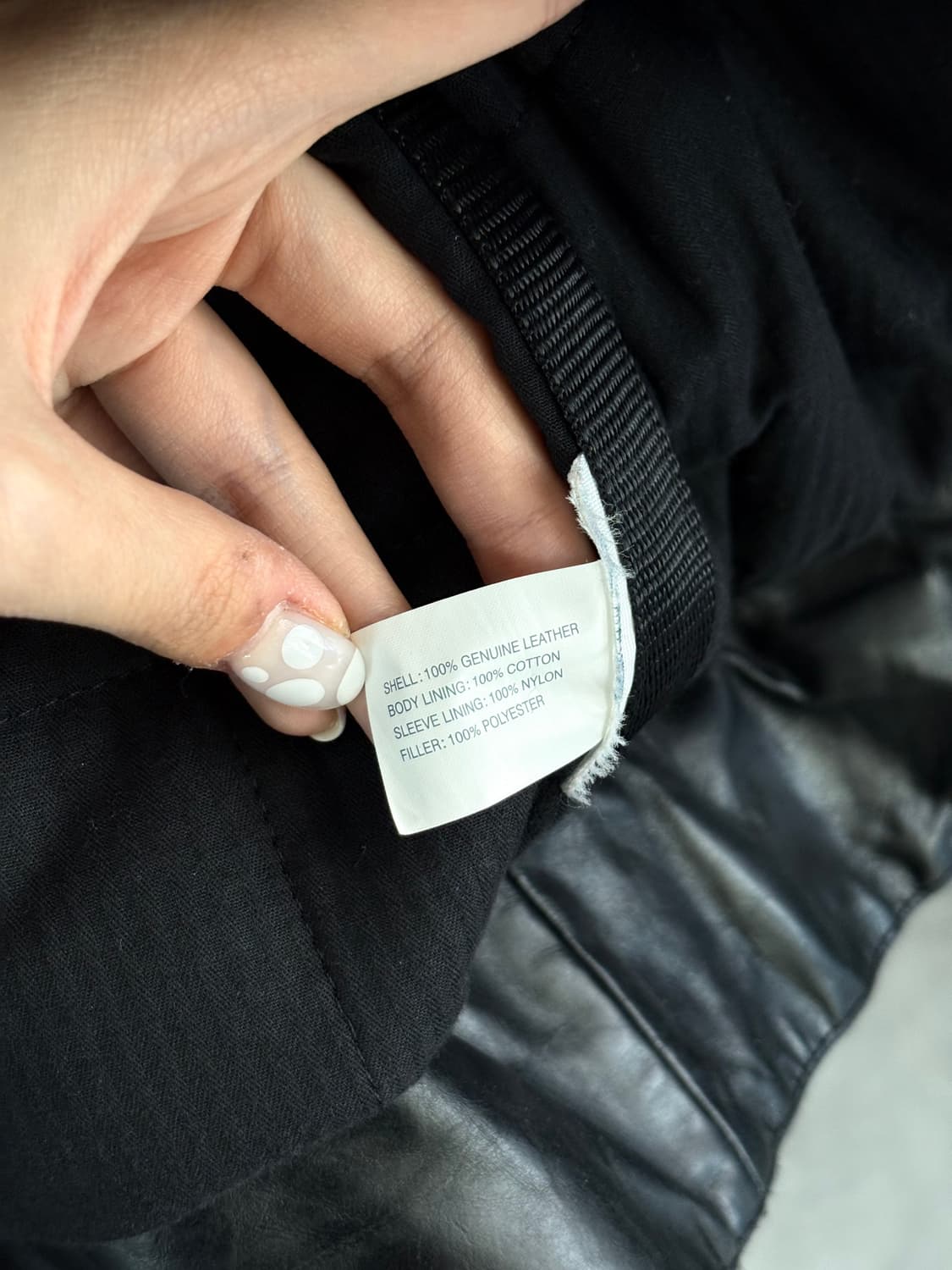 Gap 겝 00‘s 레더 집업 자켓 상품이미지5