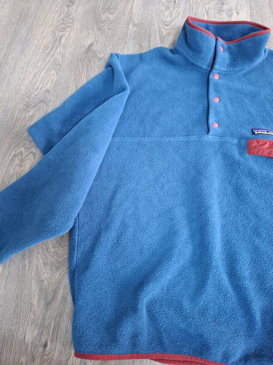 M 파타고니아 신칠라 블루 플리스 풀오버 상품이미지5