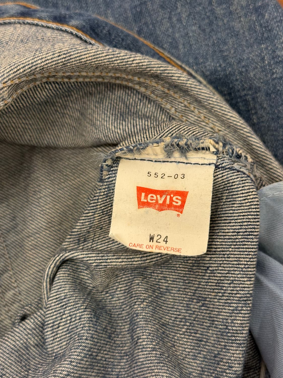 90s Japan Levi's 552 Straight Denim Pant 상품이미지7
