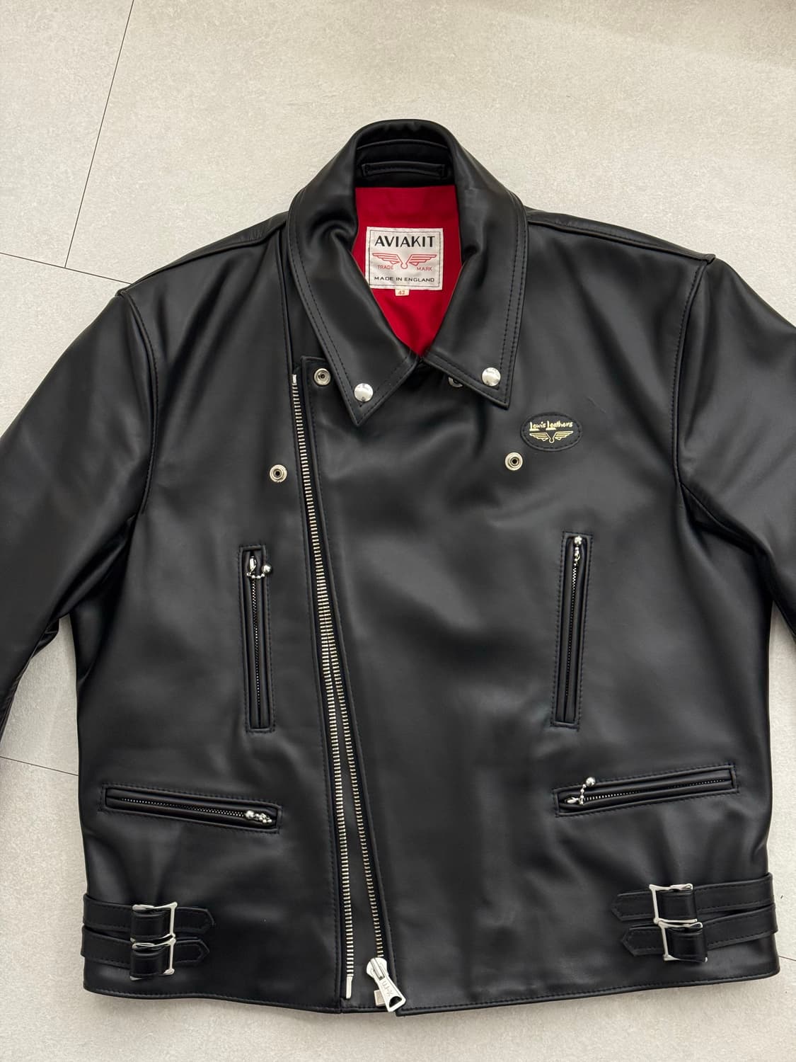 루이스레더 391 라이트닝 카우하이드 42 레귤러핏 상품이미지9