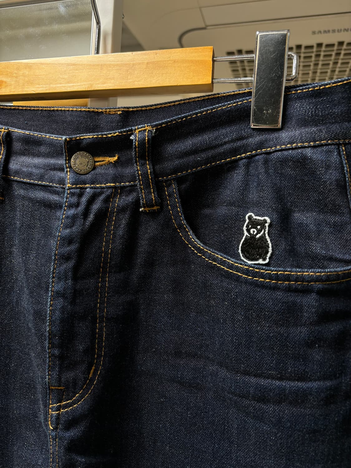 Frapbois zoo 데님 곰 스커트 상품이미지5