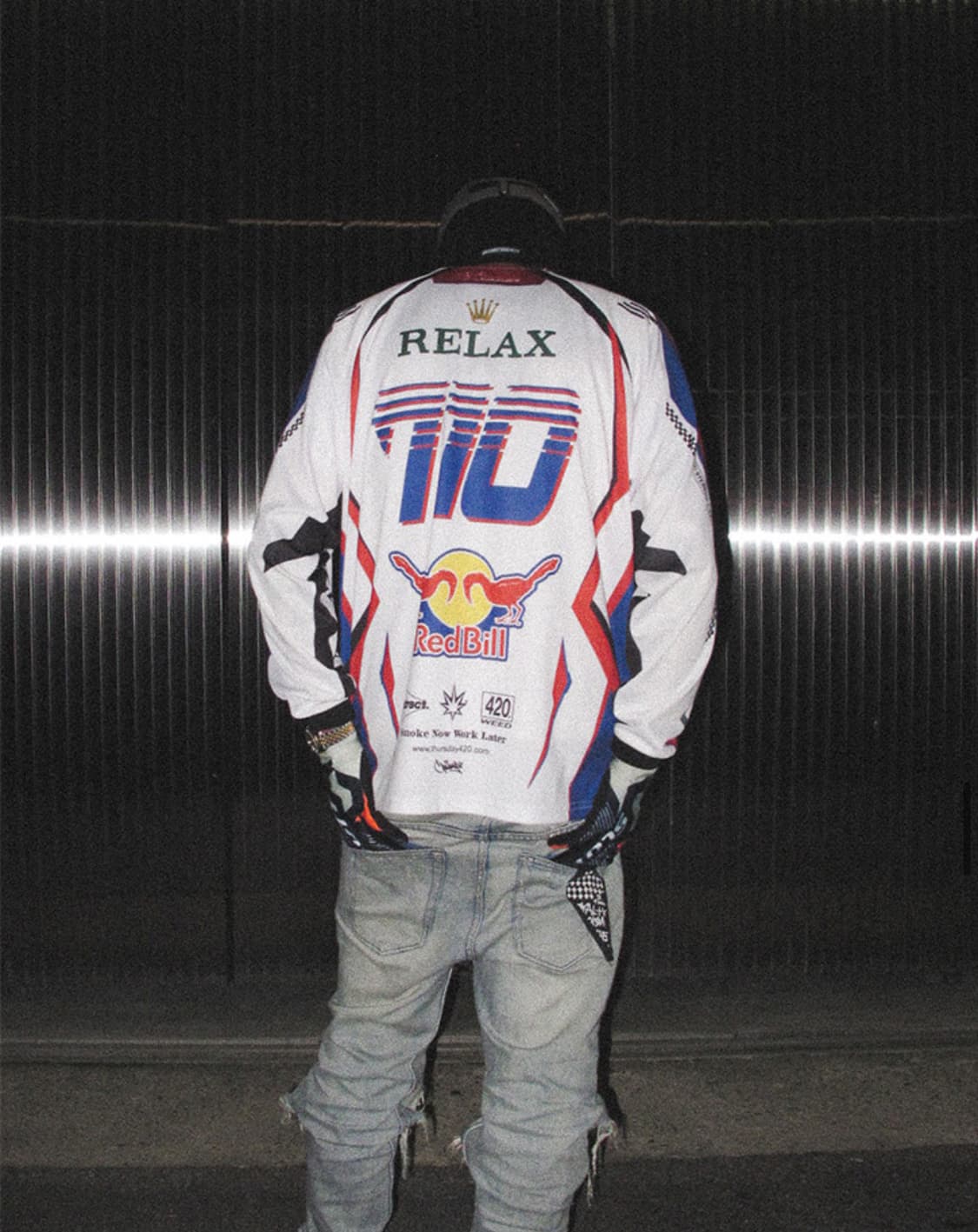 크럼프 THUR'SDAY420 x CRUMP 레이싱 져지 화이트 2 상품이미지4