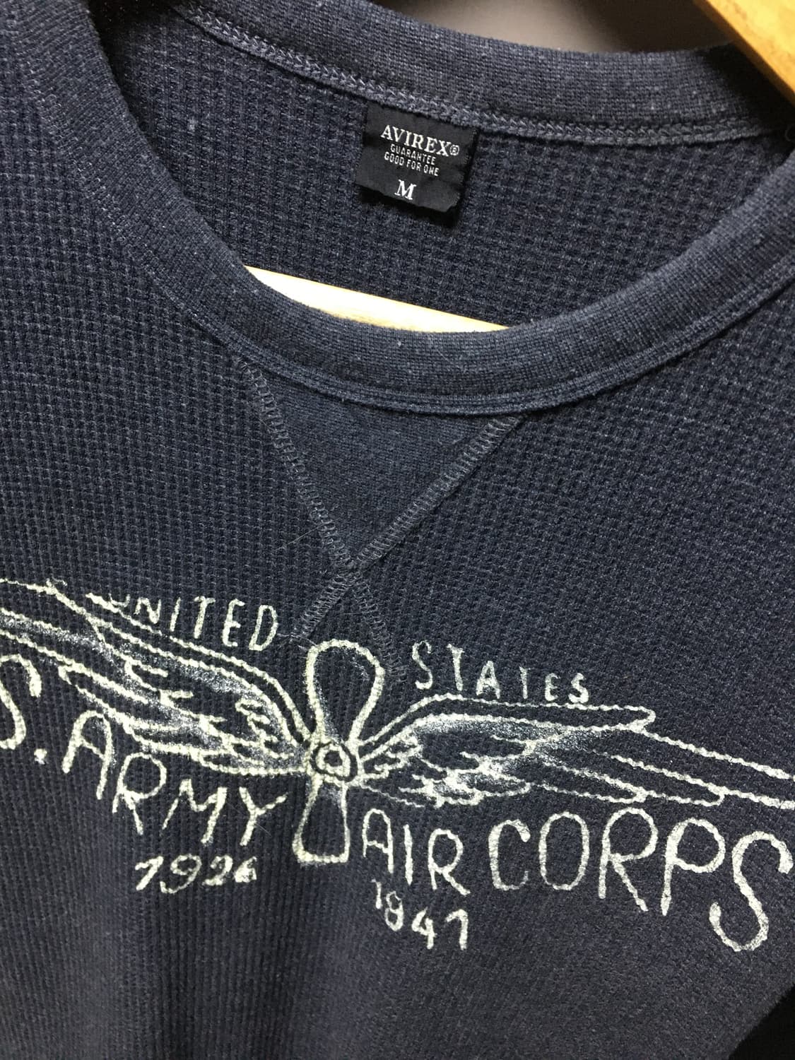 Avirex 와플 롱슬리브 상품이미지3