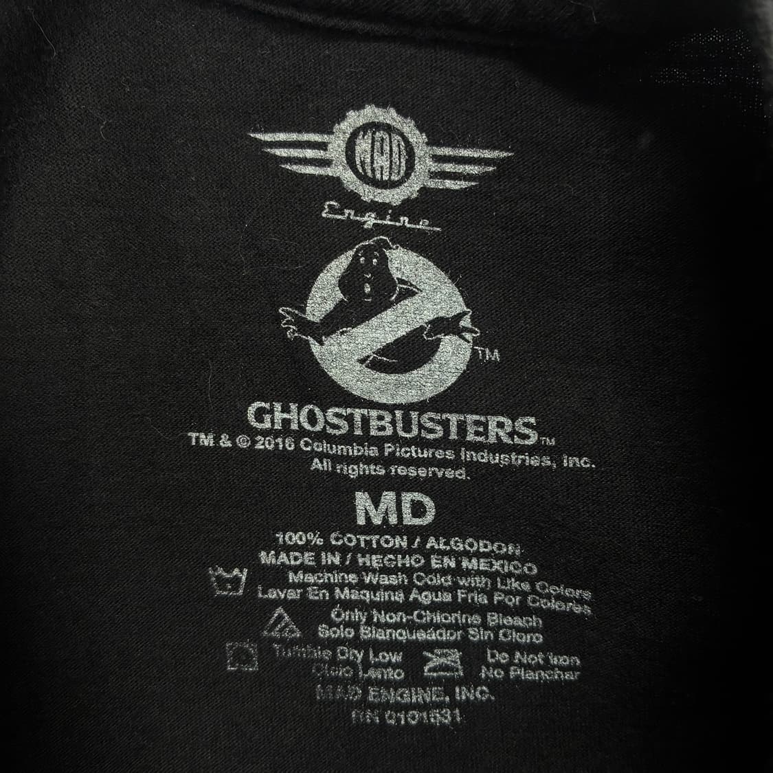 Ghost busters  고스트버스터즈 프린팅 블랙 반팔티셔츠 상품이미지3