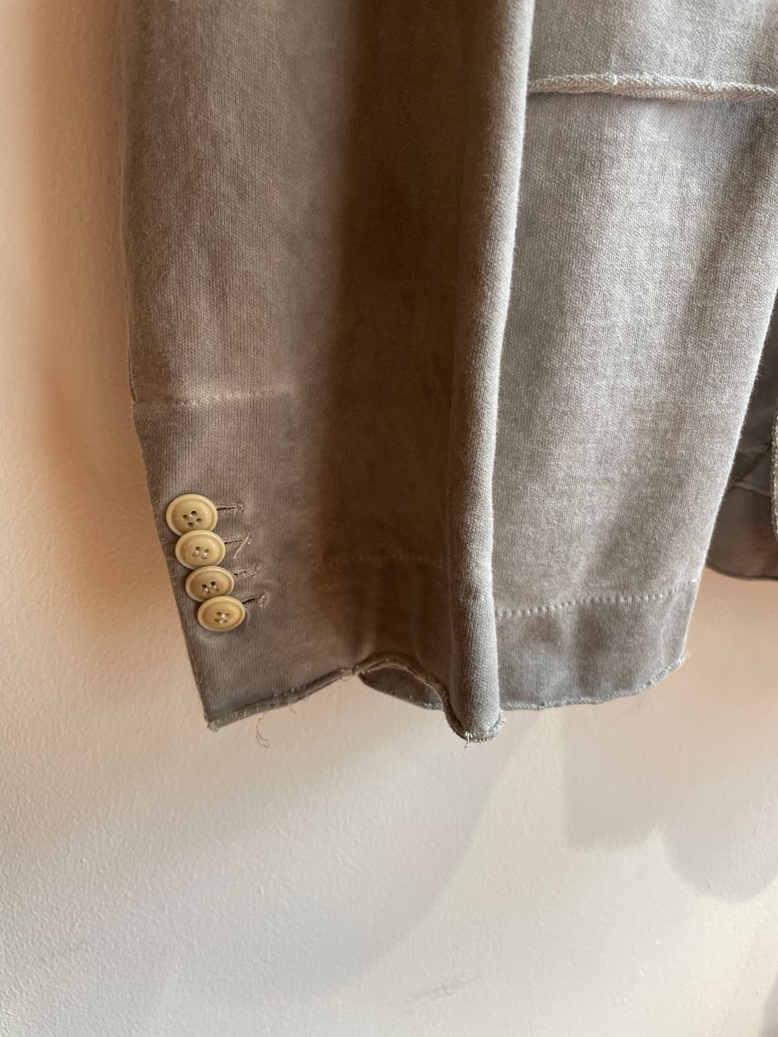 요시 후나바시 스탠드 카라 코튼 자켓 상품이미지2