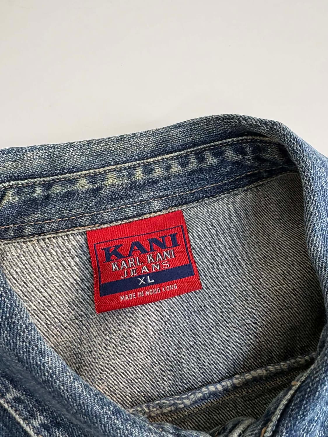 [XL] 칼카니 진스 90s 데님 셔츠 자켓 상품이미지3