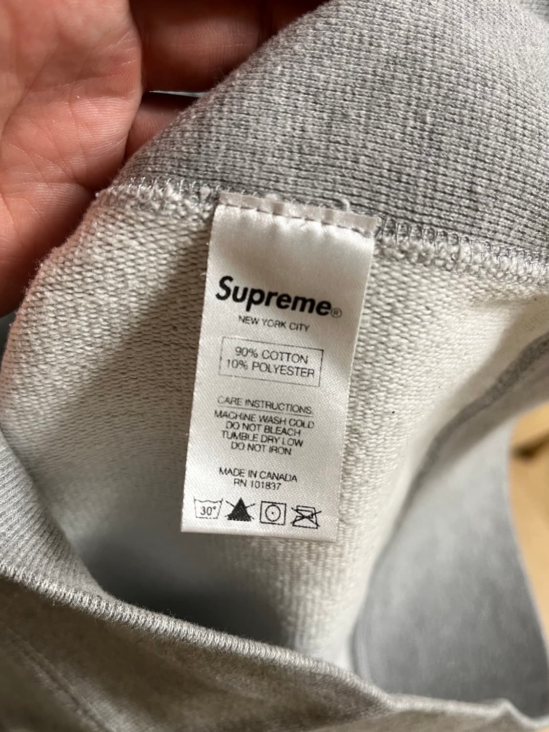 슈프림 데드 케네디 후디 그레이 상품이미지6