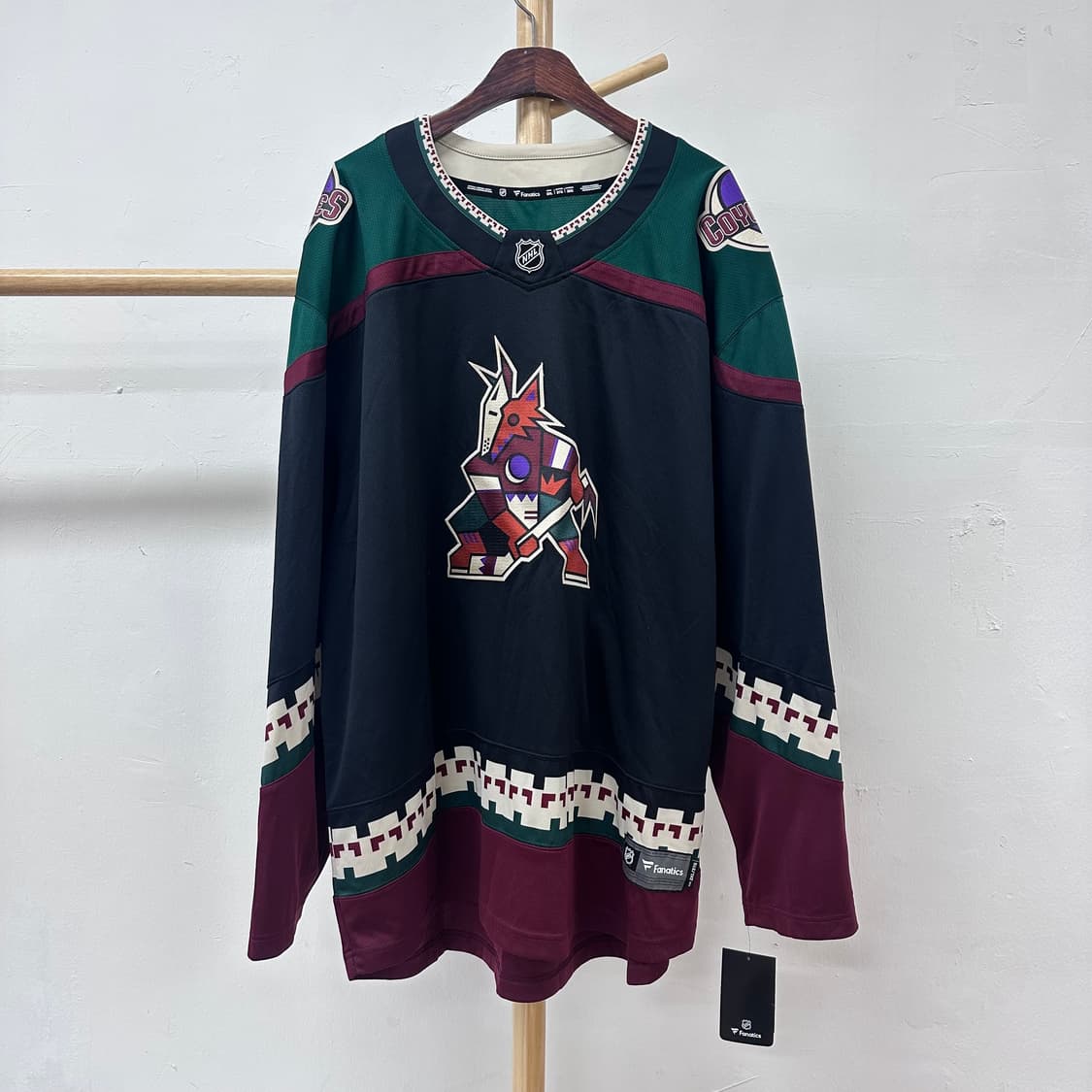 (새상품) 파나틱스 NHL 코요테스 아이스하키 져지 긴팔 3XL 상품이미지1