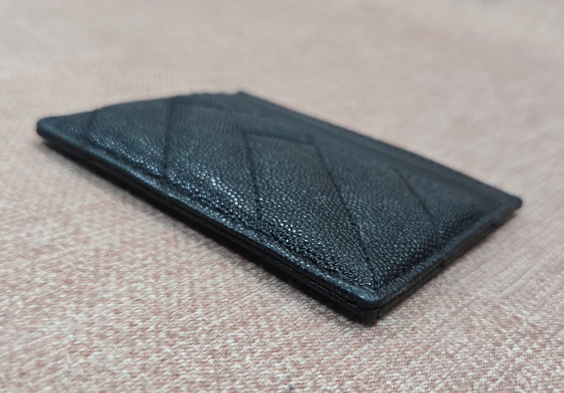 루이까또즈 블랙 퀼팅 카드지갑 상품이미지3