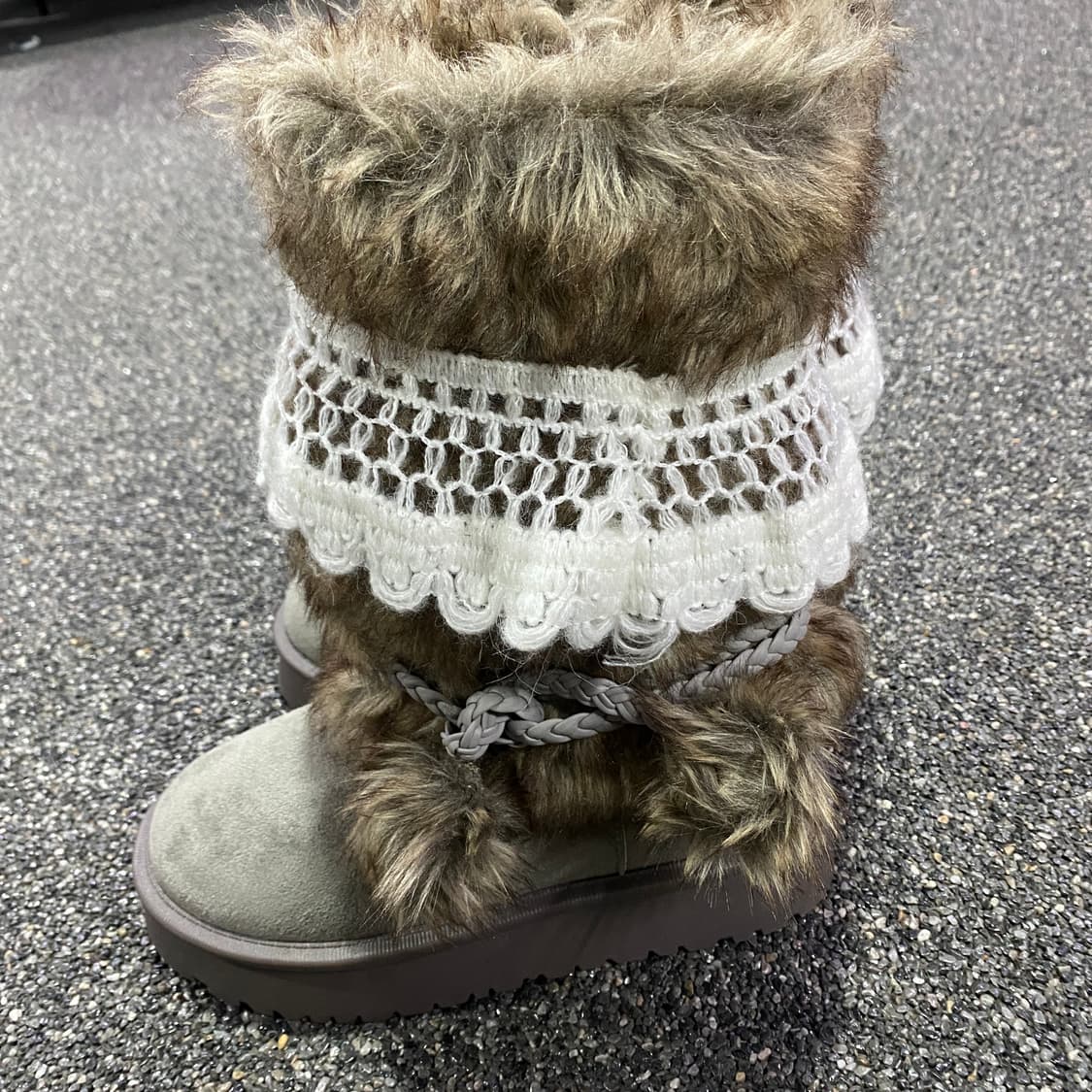 빈티지 에스닉 양털 부츠 b3405 상품이미지3