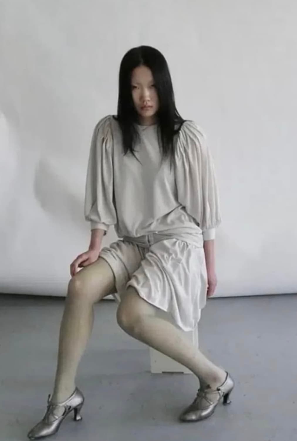 애옹쓰 세이지그린 아르누보 드레스  상품이미지1