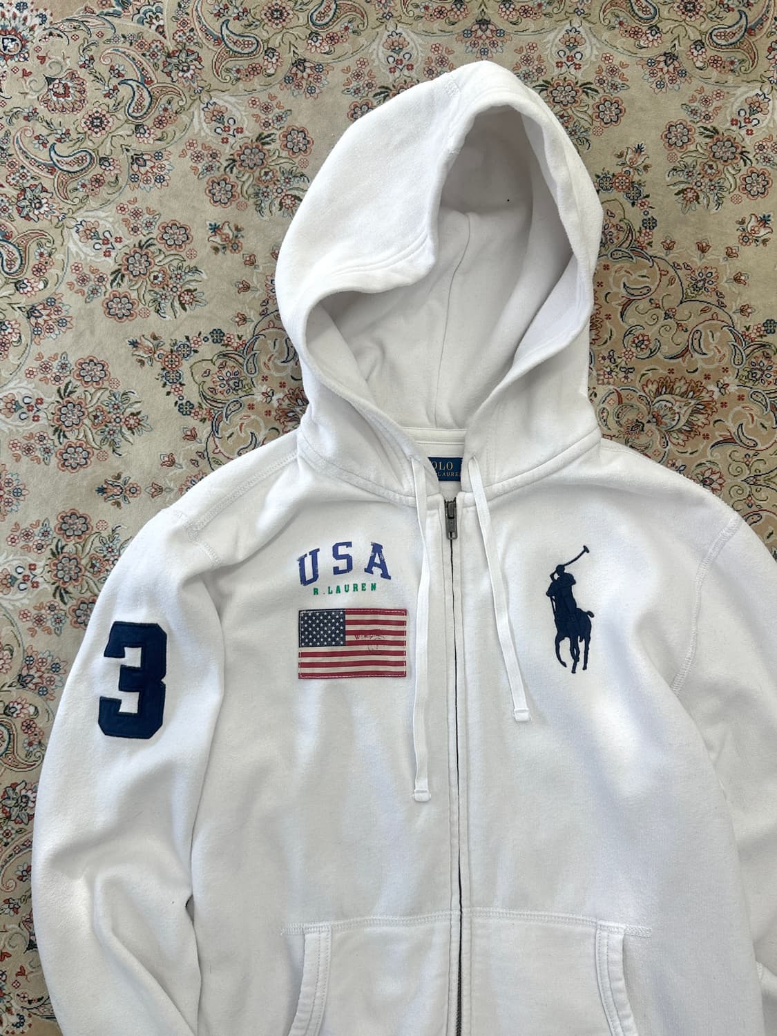 폴로 랄프로렌 빅포니 USA 성조기 후드집업 상품이미지3