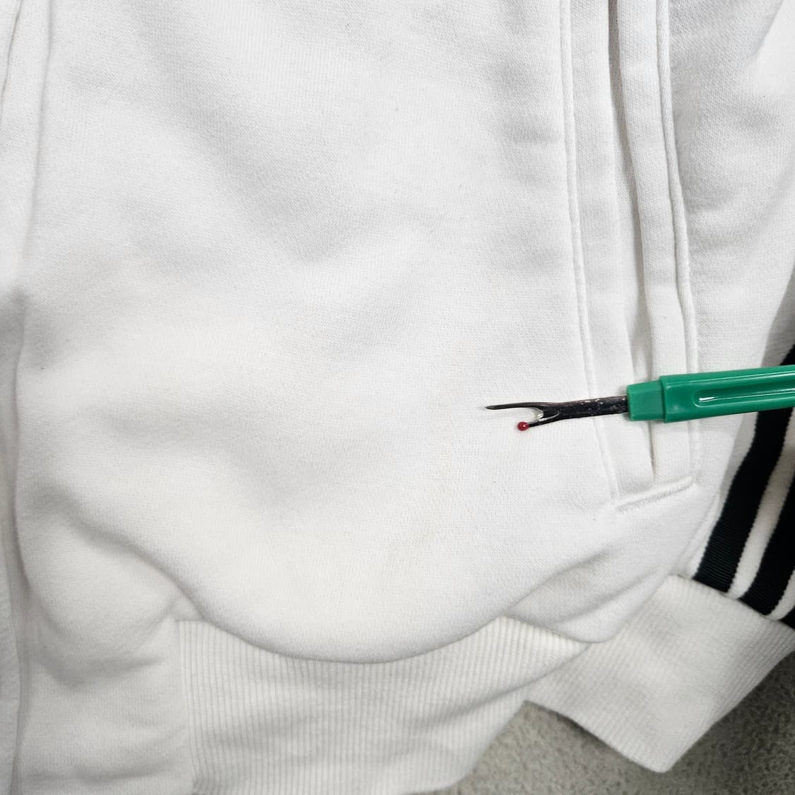 아디다스 삼선 트랙 자켓 90 화이트 상품이미지5