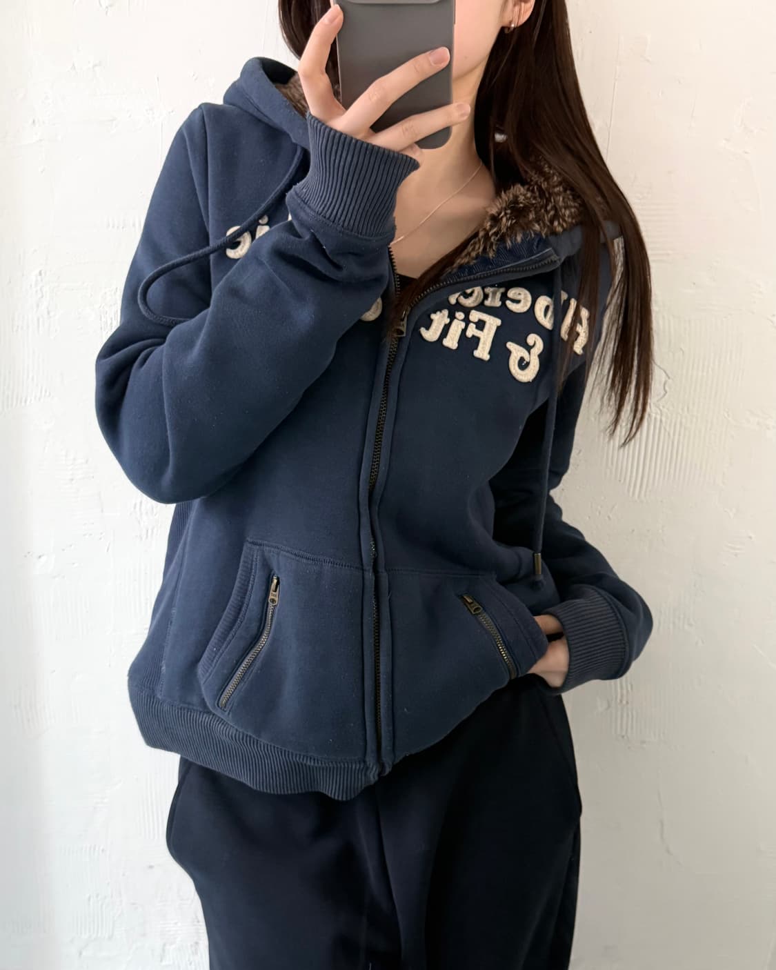 Abercrombie 아베크롬비 네이비 컬러 울프조 상품이미지1