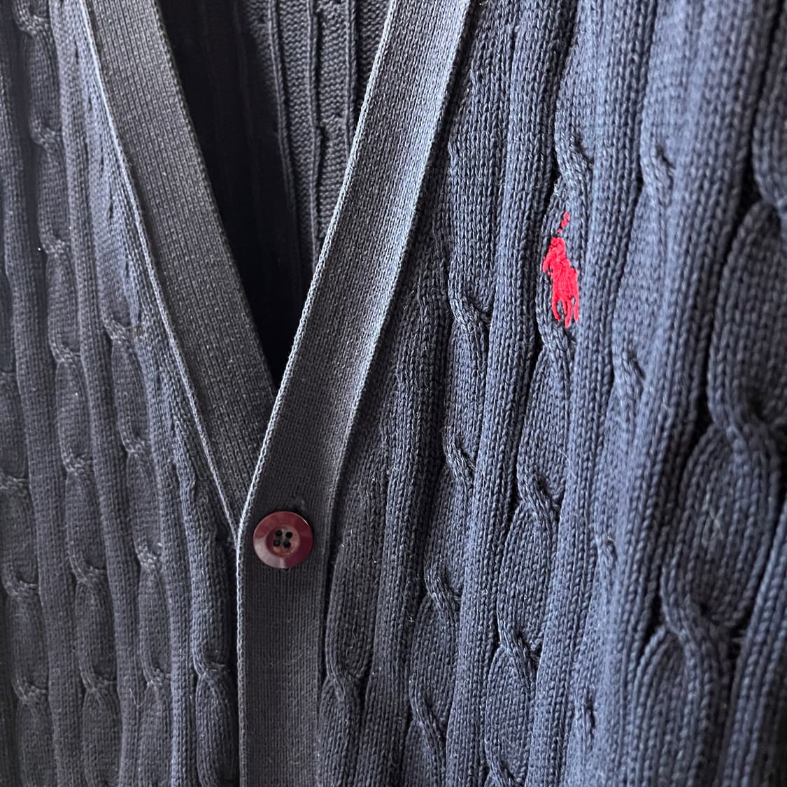00s 폴로 랄프로렌 코튼 케이블 가디건 상품이미지2