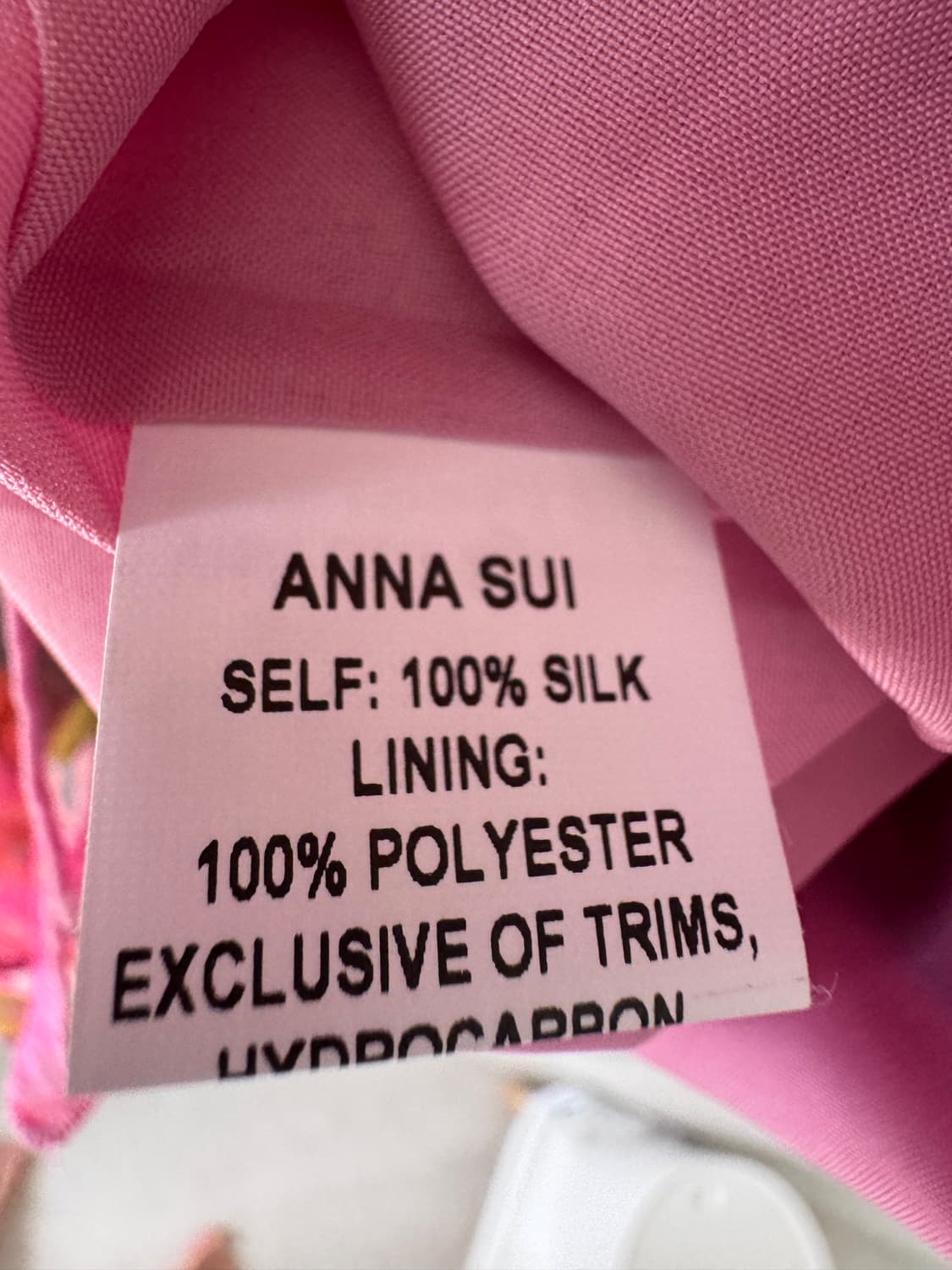 새상품 ANNA SUI 플라워 패턴 쉬폰 미니 원피스 0사이즈(44사이즈 상품이미지5