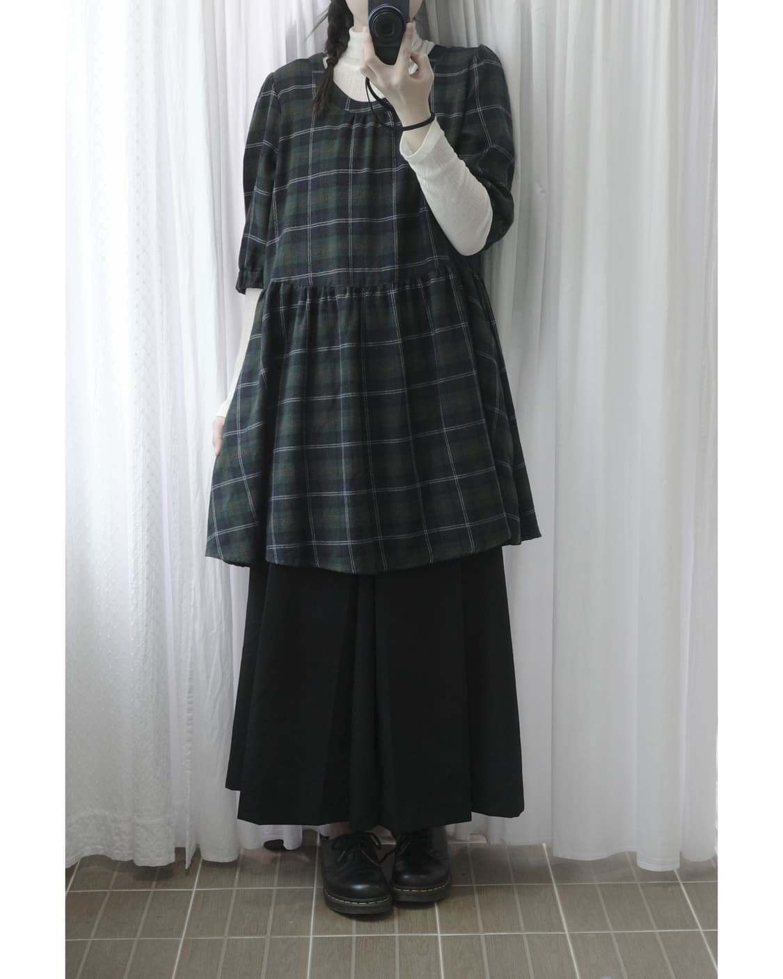 Green vintage dress 상품이미지2