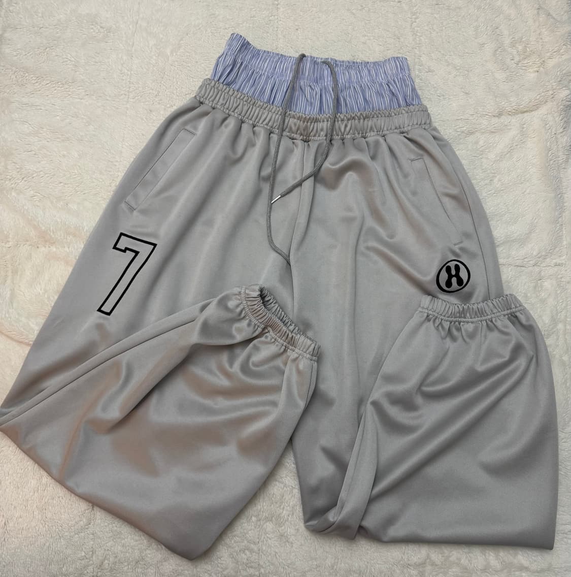 더미스테리어스호텔 레이어드 져지 팬츠 상품이미지9