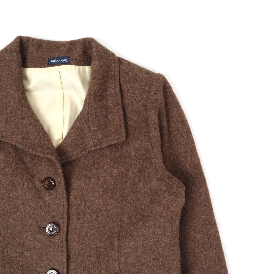 버버리 브라운 엘방 알파카 울 4B 자켓 상품이미지3