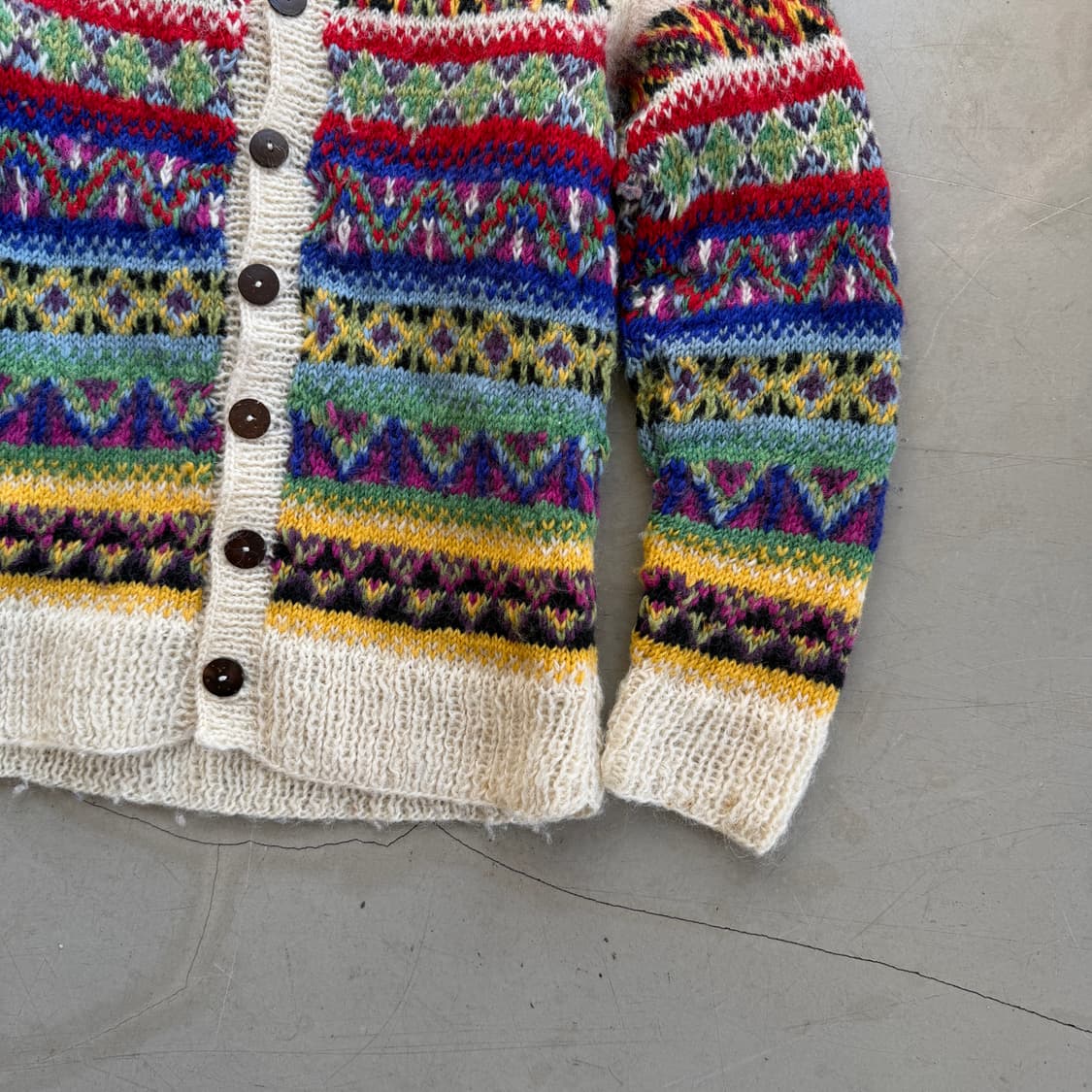 빔즈 보이 페어아일 니트 가디건 상품이미지2