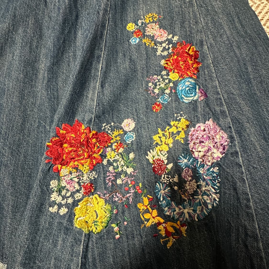 DIESEL denim asymmetry skirt 상품이미지3