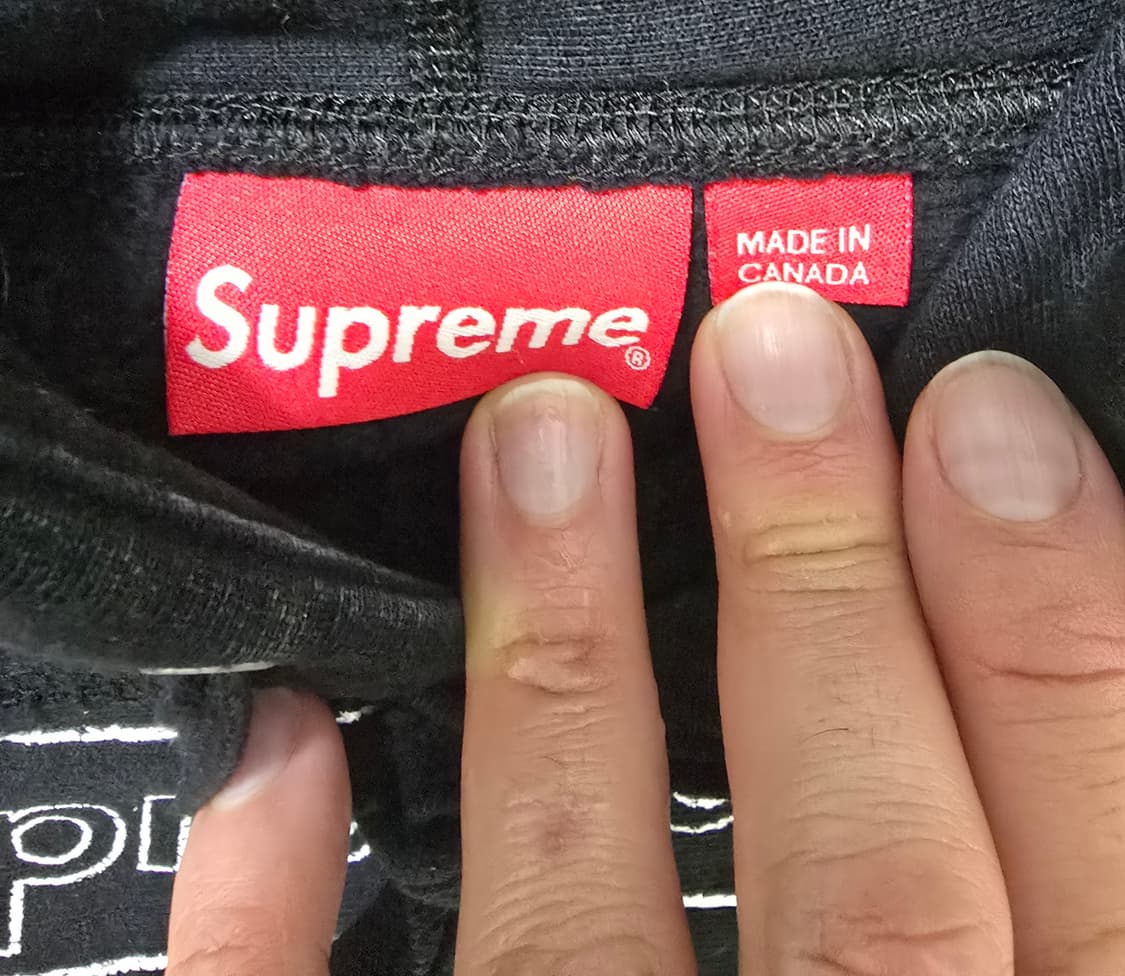 (정품) 슈프림 X 카우스 박스로고 후드 L (명품 남자 후드집업 맨투맨 상품이미지3