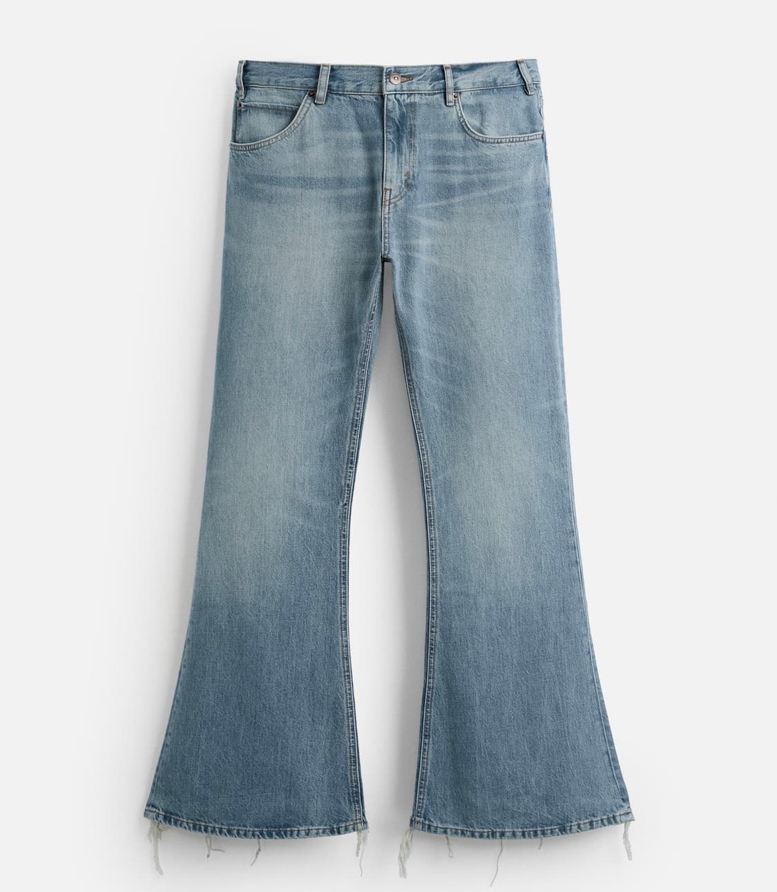 자라 JEANS FLARE FIT 부츠컷 플레어진 라이트 블루 상품이미지5
