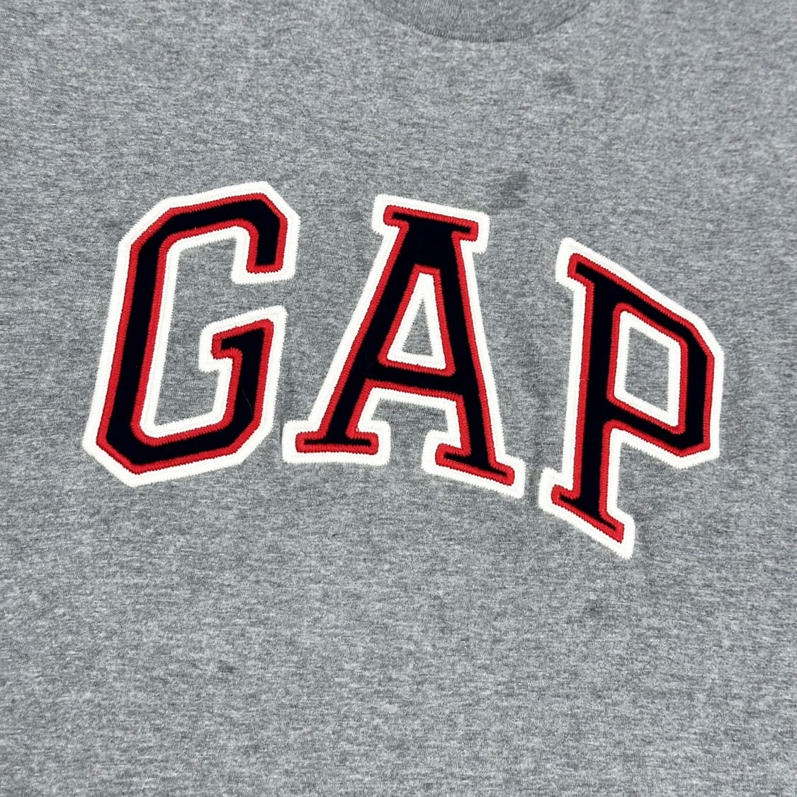 갭 GAP 빅로고 차콜 그레이 반팔 티셔츠 (M) 상품이미지3