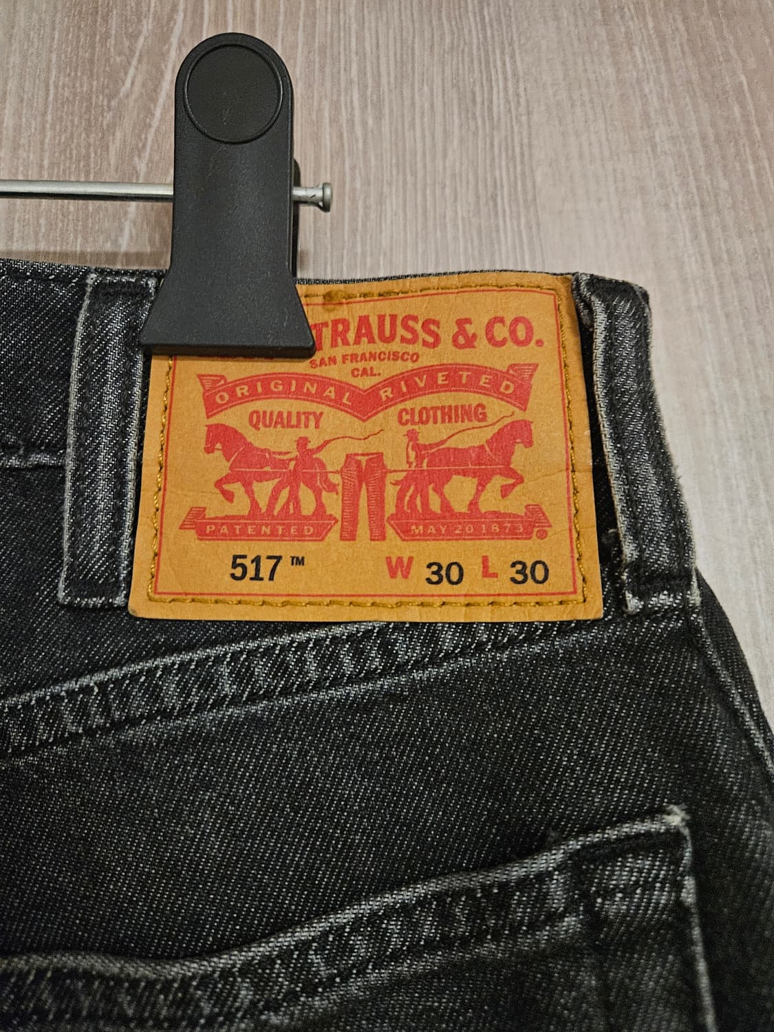 리바이스 517 흑청 상품이미지3