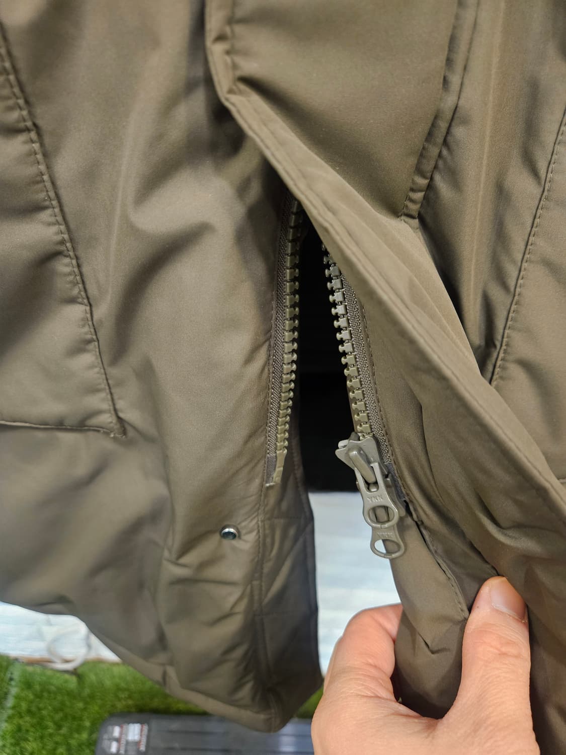 하이드아웃 롱 패딩 파카 3사이즈 (100~105 추천) 상태 굿 상품이미지2