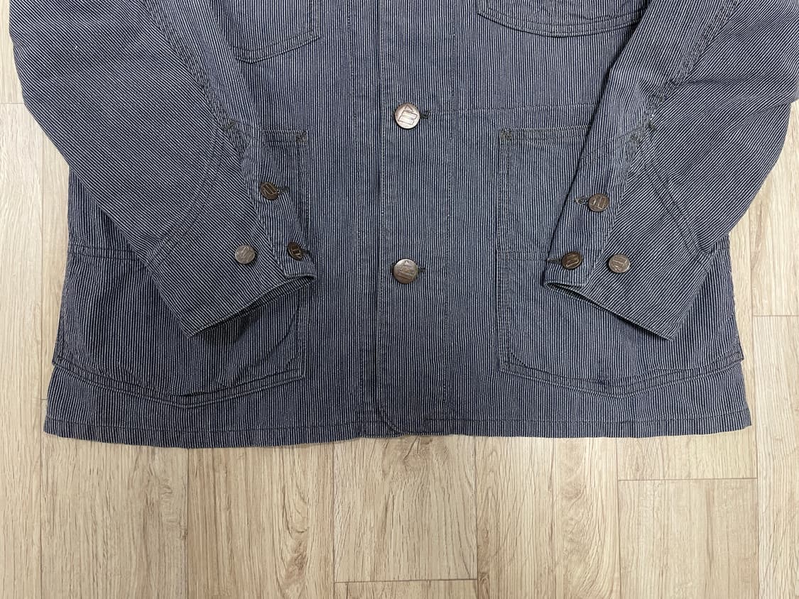 95) 40's 복각 웨어하우스 더블웍스 히코리 커버올 상품이미지9