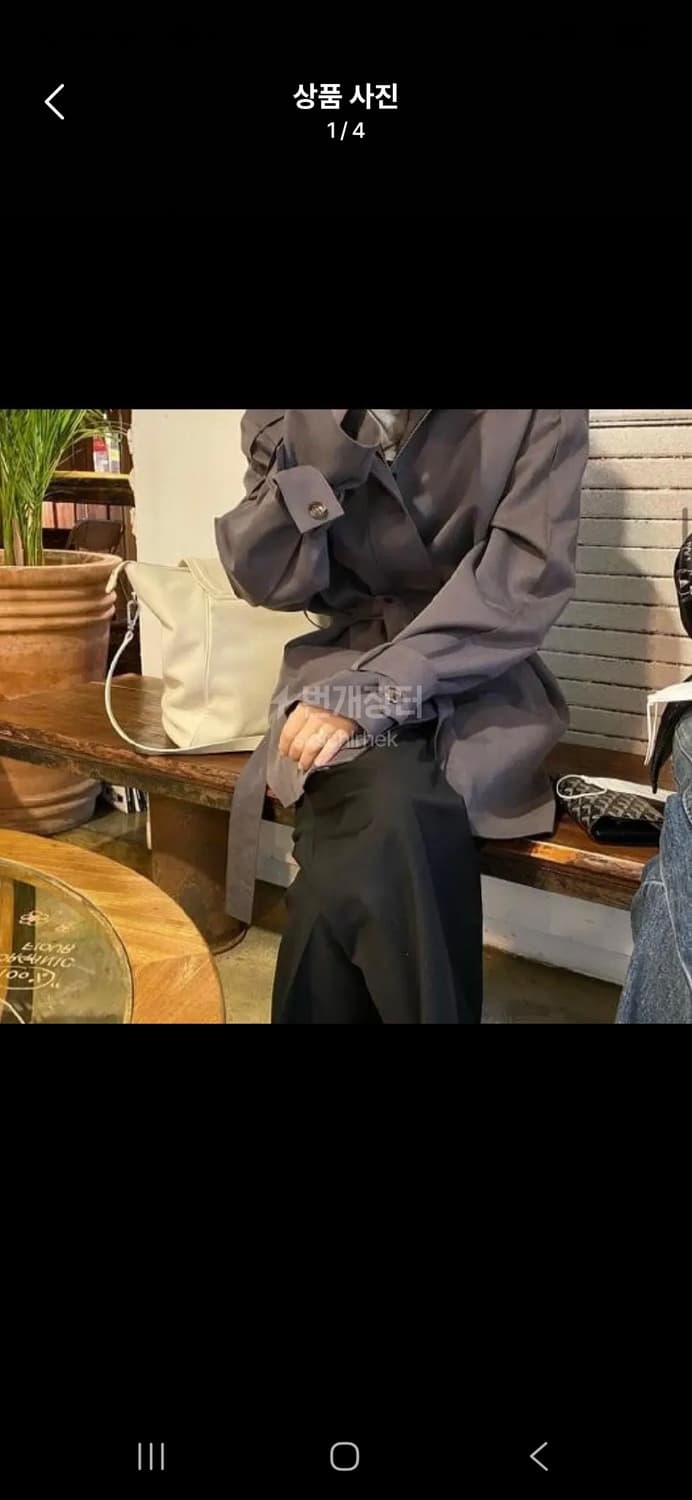 (마지막특가) 마뗑킴 지켓 차콜그레이 상품이미지1