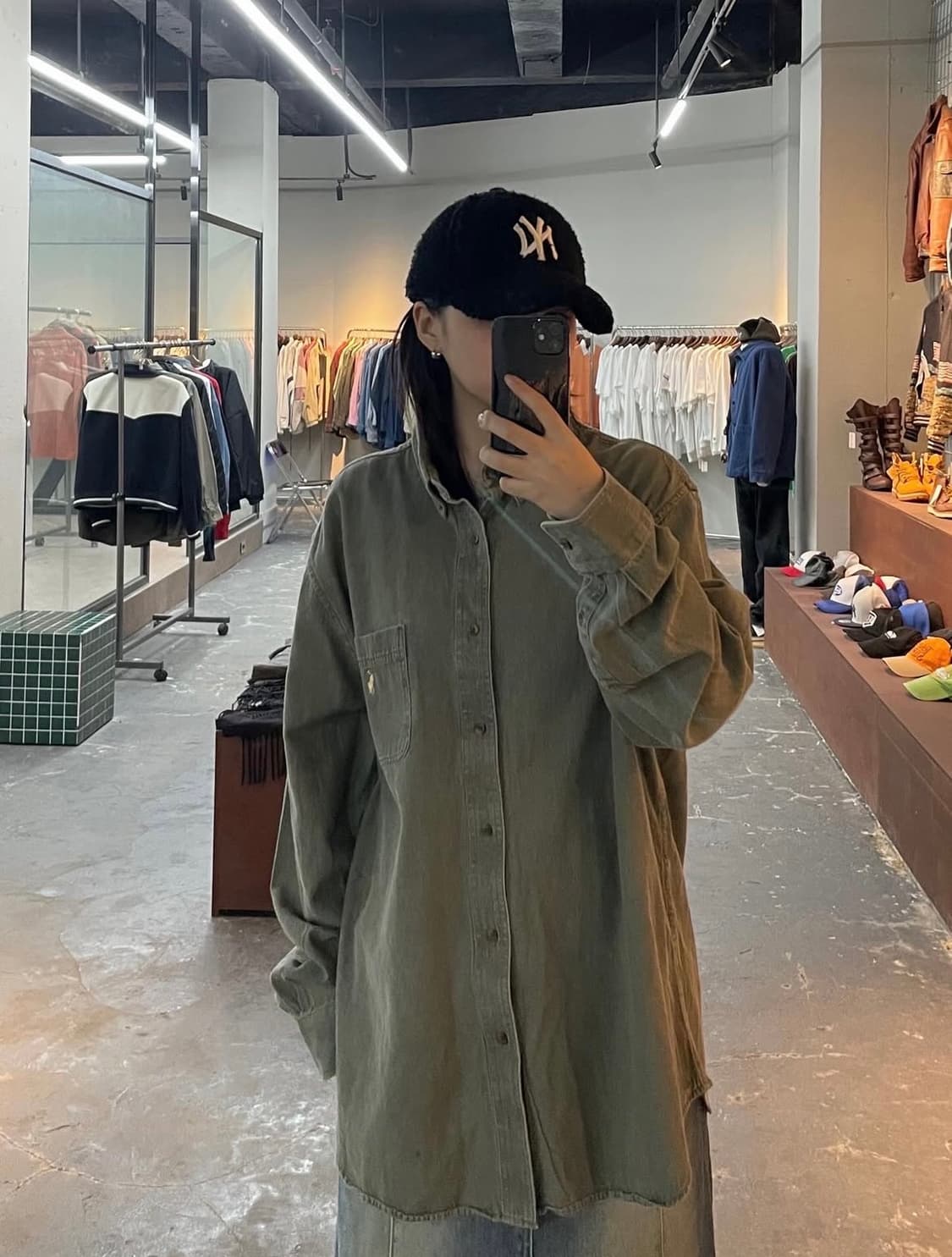 MLB 뉴욕 양키스 셰르파 베이스볼 캡 H1111 상품이미지1