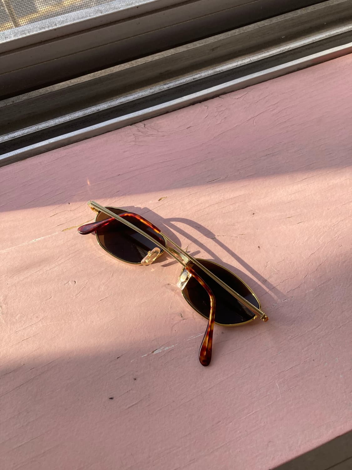 빈티지 레오파드 금테 선글라스 상품이미지4