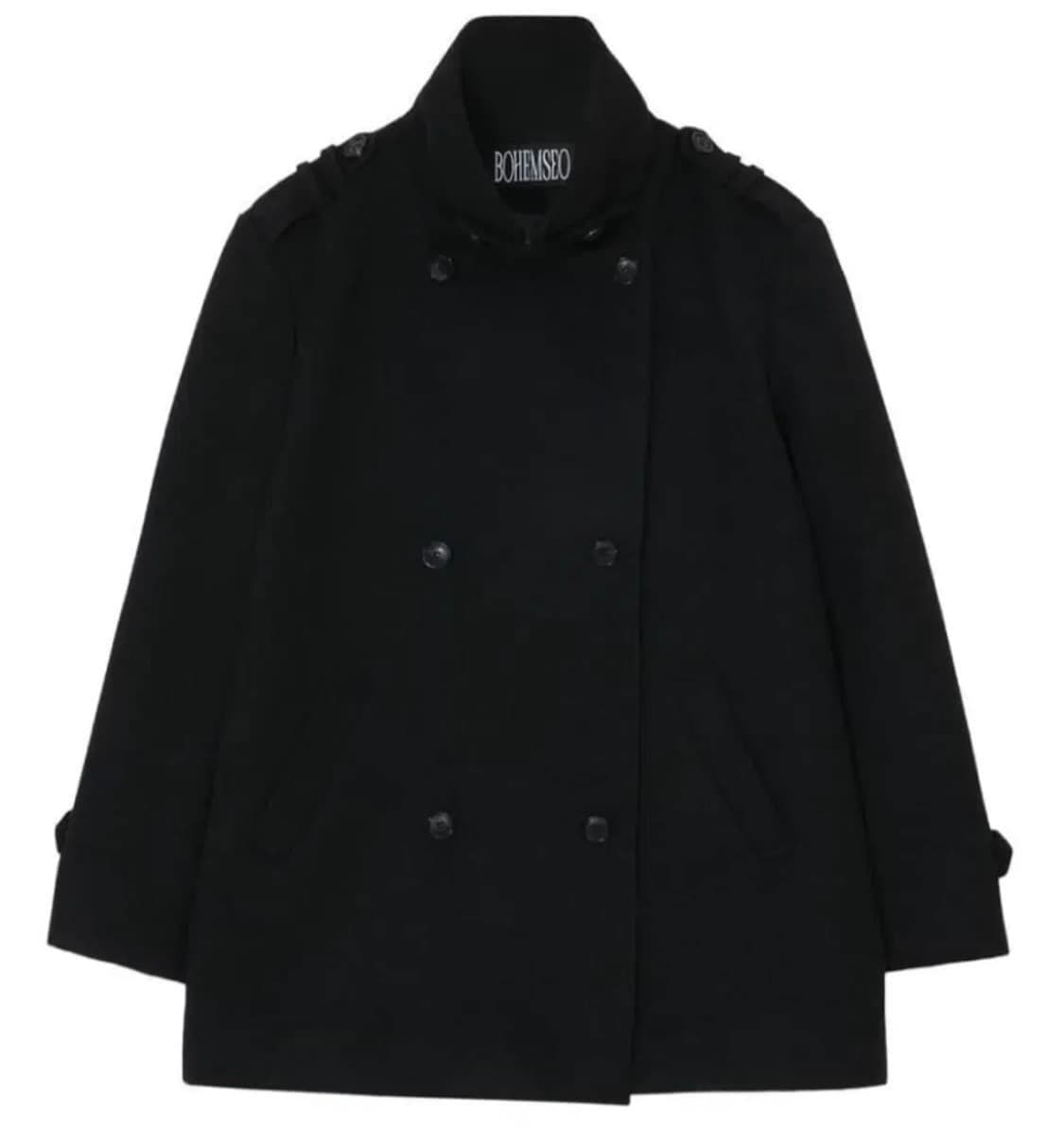 보헤미안서울 하이넥 코트 상품이미지1