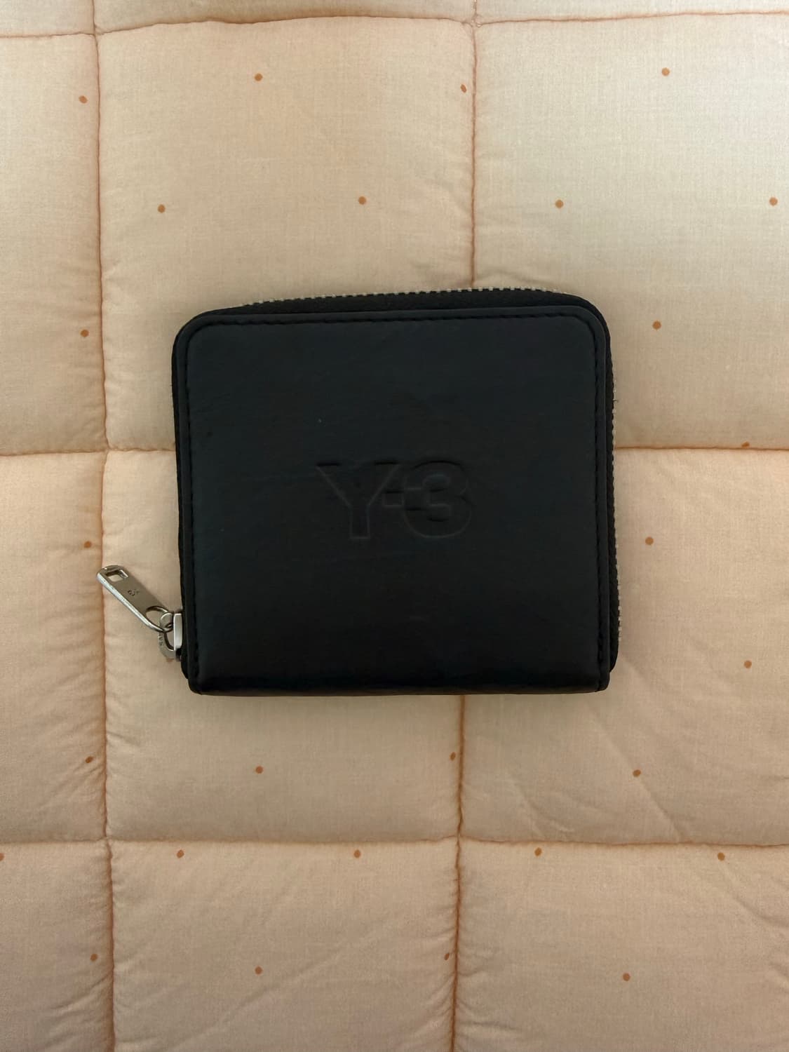 Y-3 Crinkle Leather Wallet Black 상품이미지2