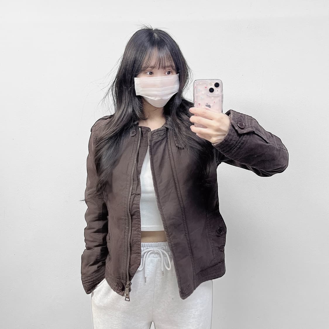 아베크롬비 코튼 자켓 브라운 상품이미지1