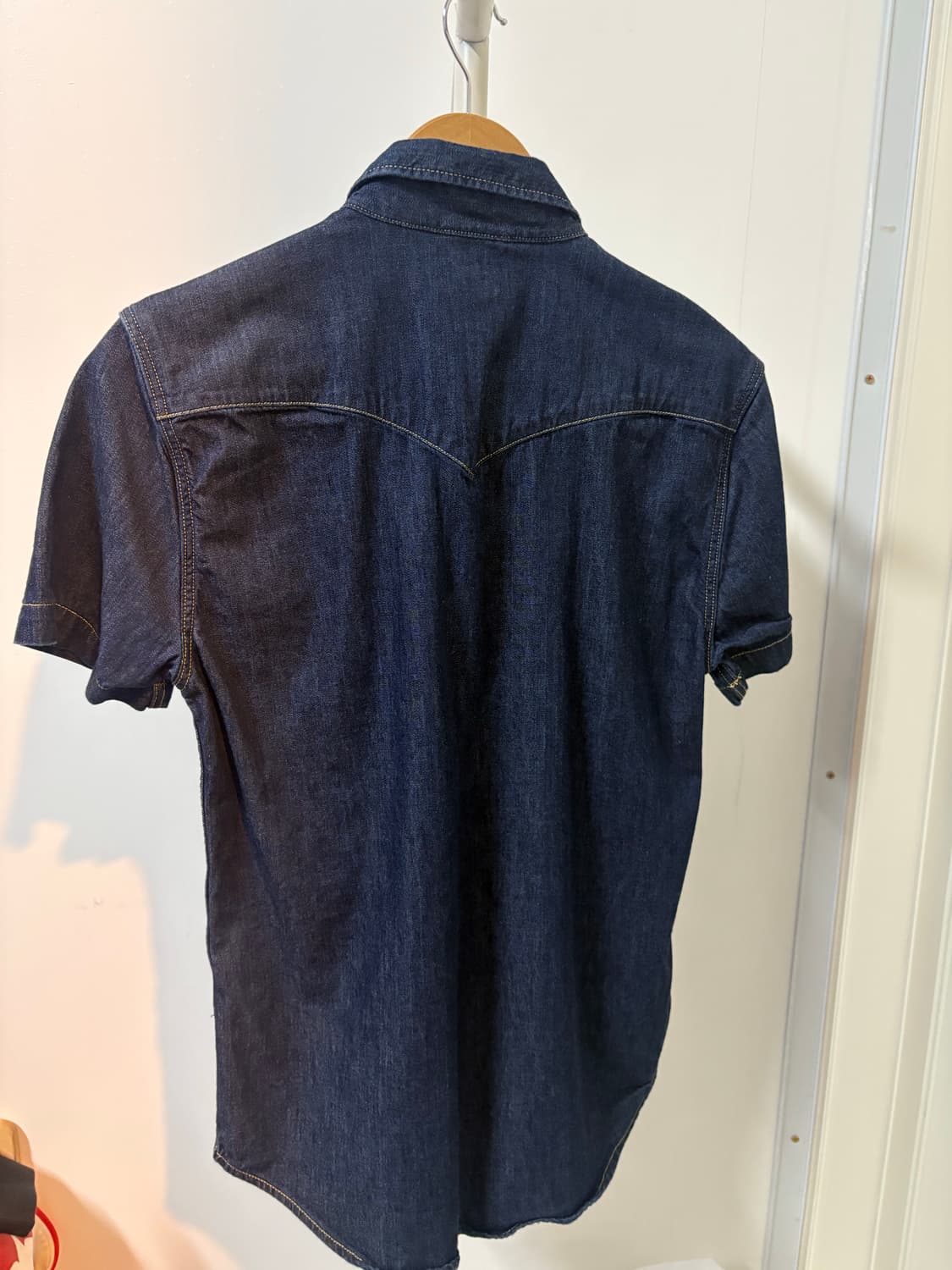 리바이스 웨스턴 데님 셔츠 S 상품이미지4