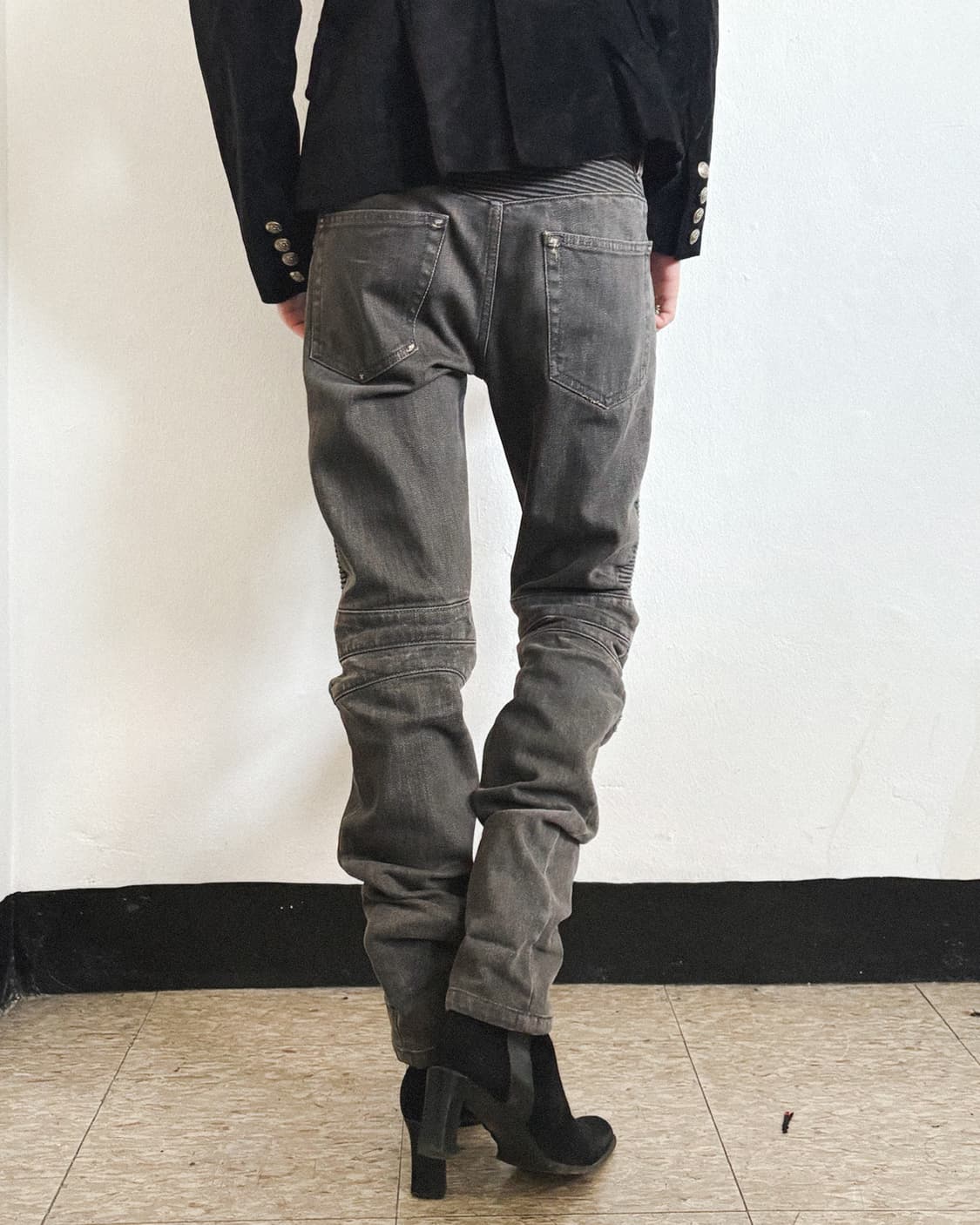 발망 더스티 디스트로이드 바이커 데님 상품이미지2