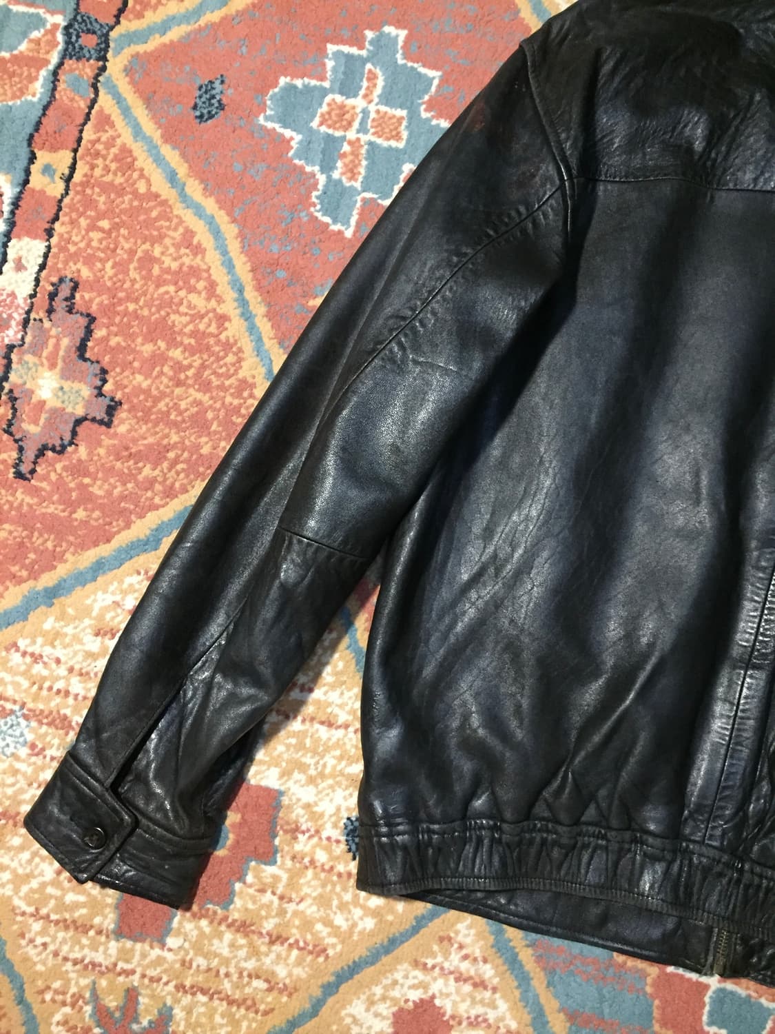 90‘s 폴로 맥스웰 레더자켓 상품이미지6