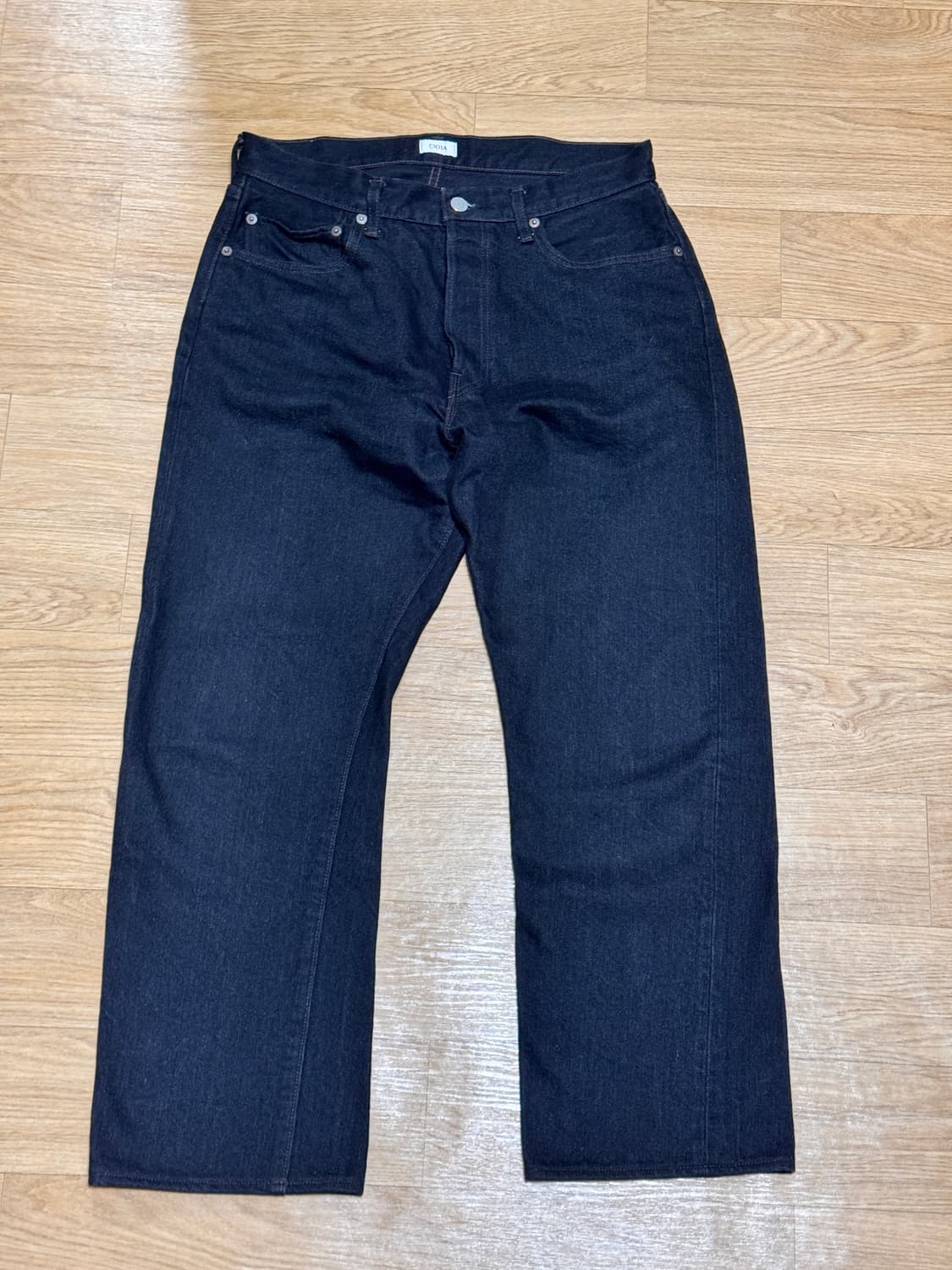 시오타 뉴스트레이트 5P 데님 블랙 상품이미지1