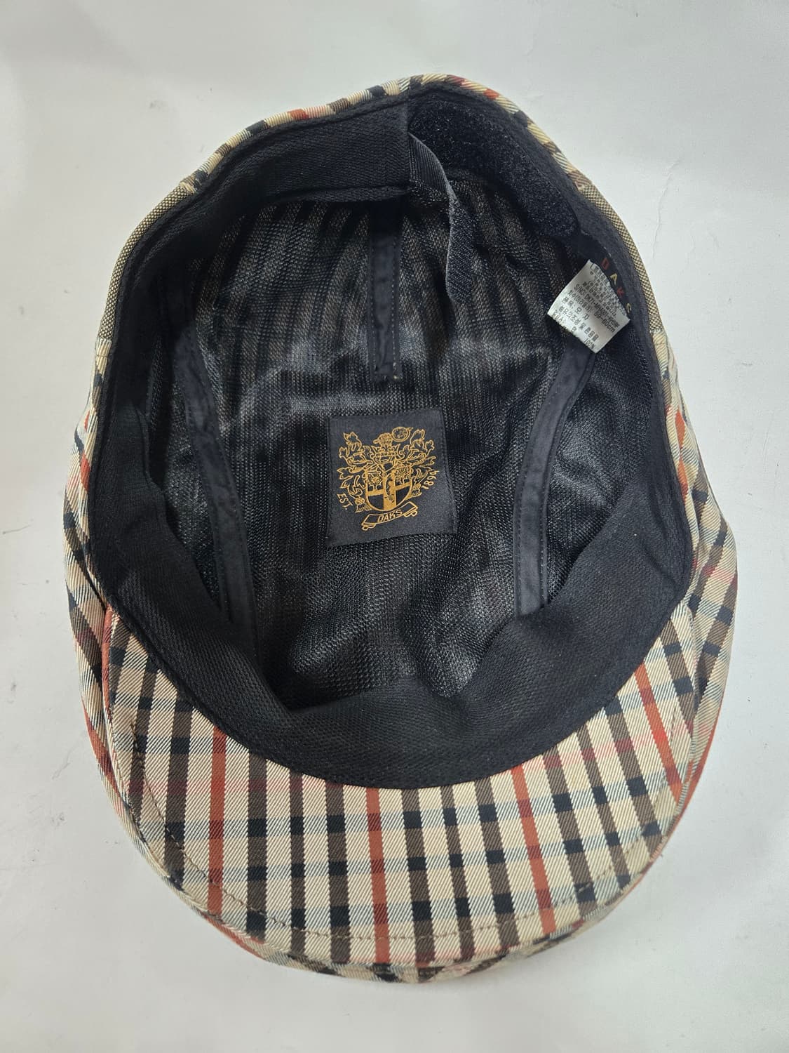 닥스 남성 체크 헌팅캡 59-60cm 상품이미지4