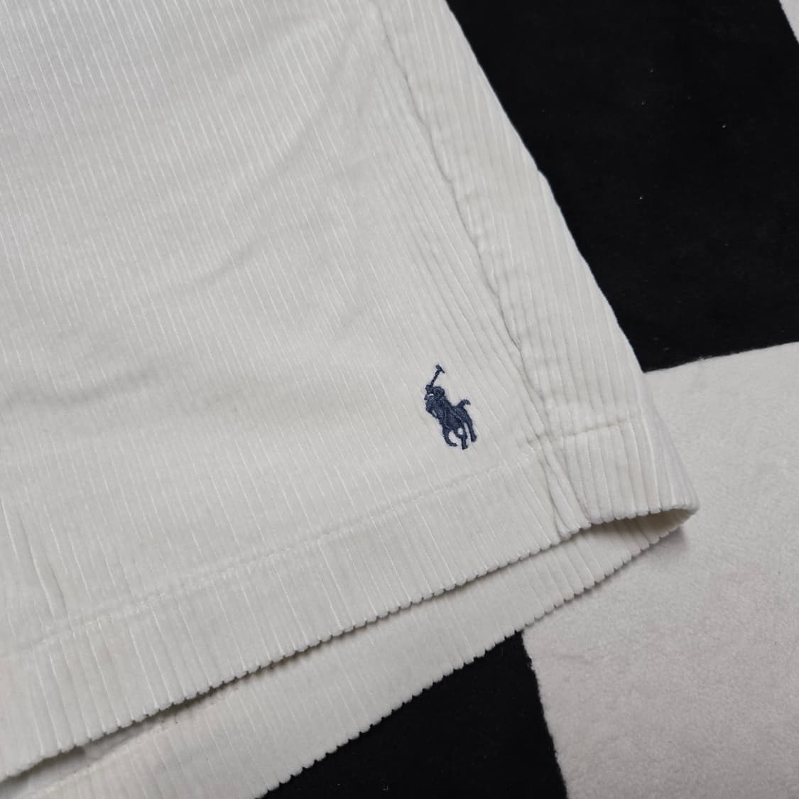 XS 폴로랄프로렌 프렙스터 코듀로이 반바지 크림 상품이미지2