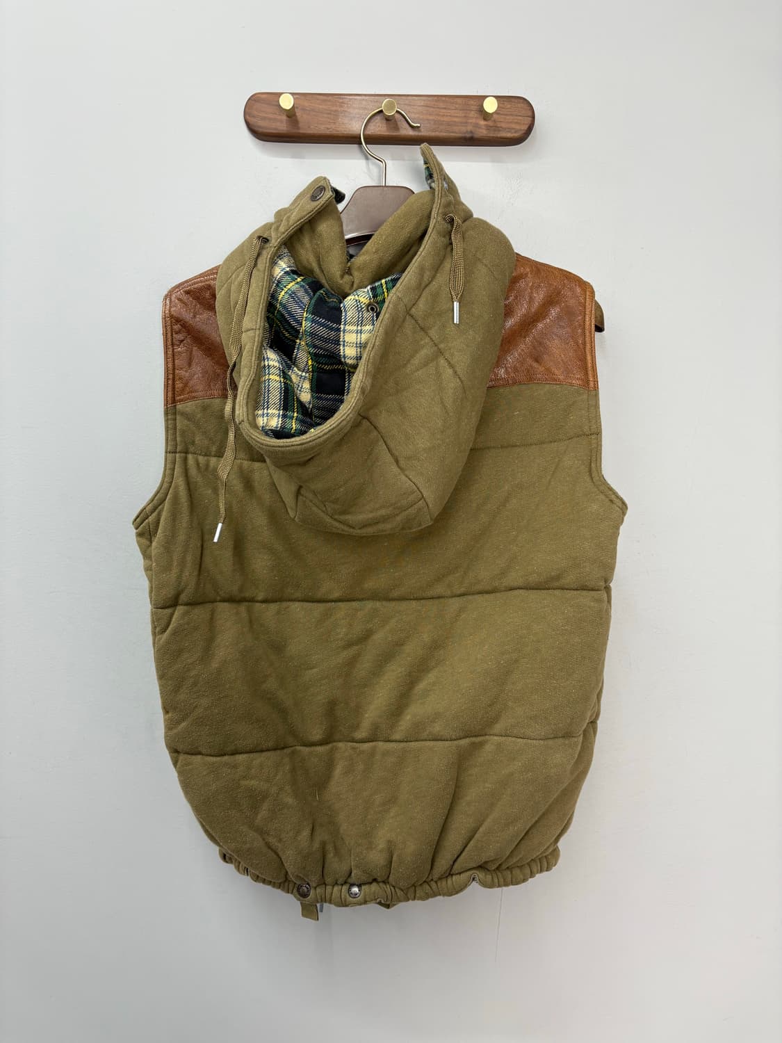 폴로랄프로렌 브라운레더 히든 후드 패딩 조끼 베스트 A3069 상품이미지7