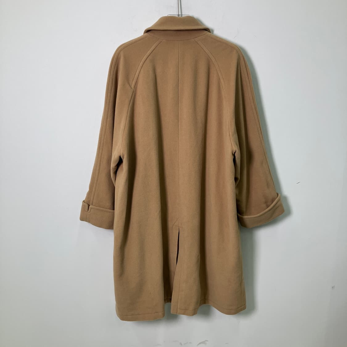 랄프 로렌 베이지 울 블렌드 발마칸 코트  상품이미지2