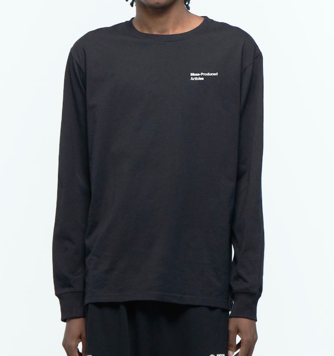 [M] 플라스틱 프로덕트 롱슬리브 블랙 상품이미지3