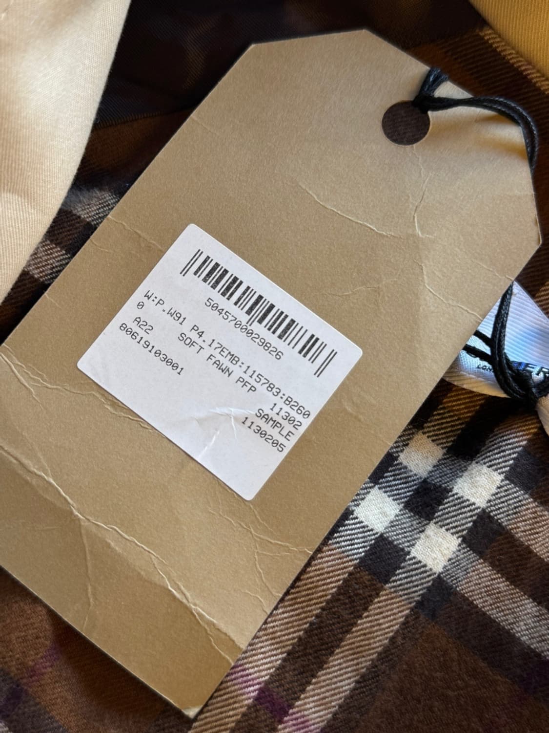 버버리 컬렉션 래글런 코트 100 상품이미지6